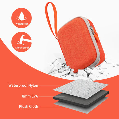 Hard Carrying Case for Yoto Mini Player — Kids Music Player Storage Bag with Large Card Holder