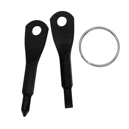 Portable Phillips Slotted Screwdriver Key Ring: Multi Mini Pocket Repair Tool Gadget