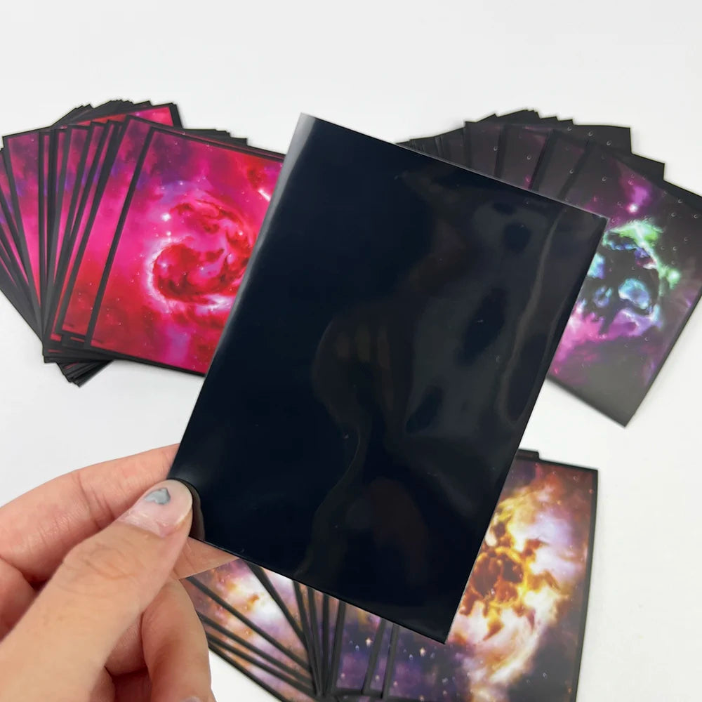 60PCS 66x91mm Matte Board Game Card Sleeves – TCG Trading Card Covers for MTG, YGO & Card Games