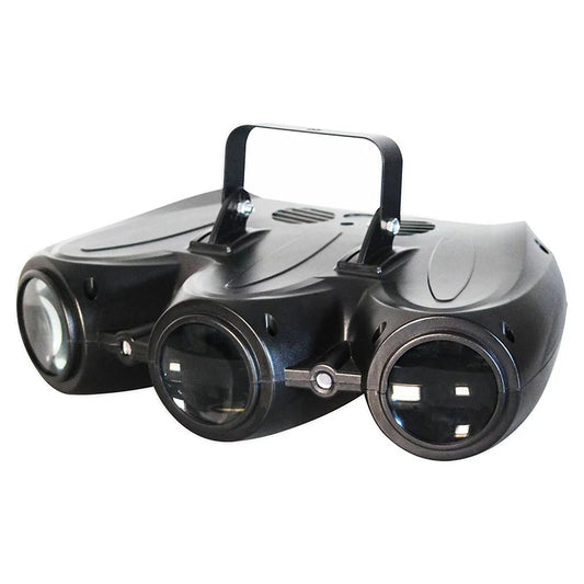 30W RGBW LED Stage Effect Light - Three-Head Sound Activated DJ Disco Party Projector