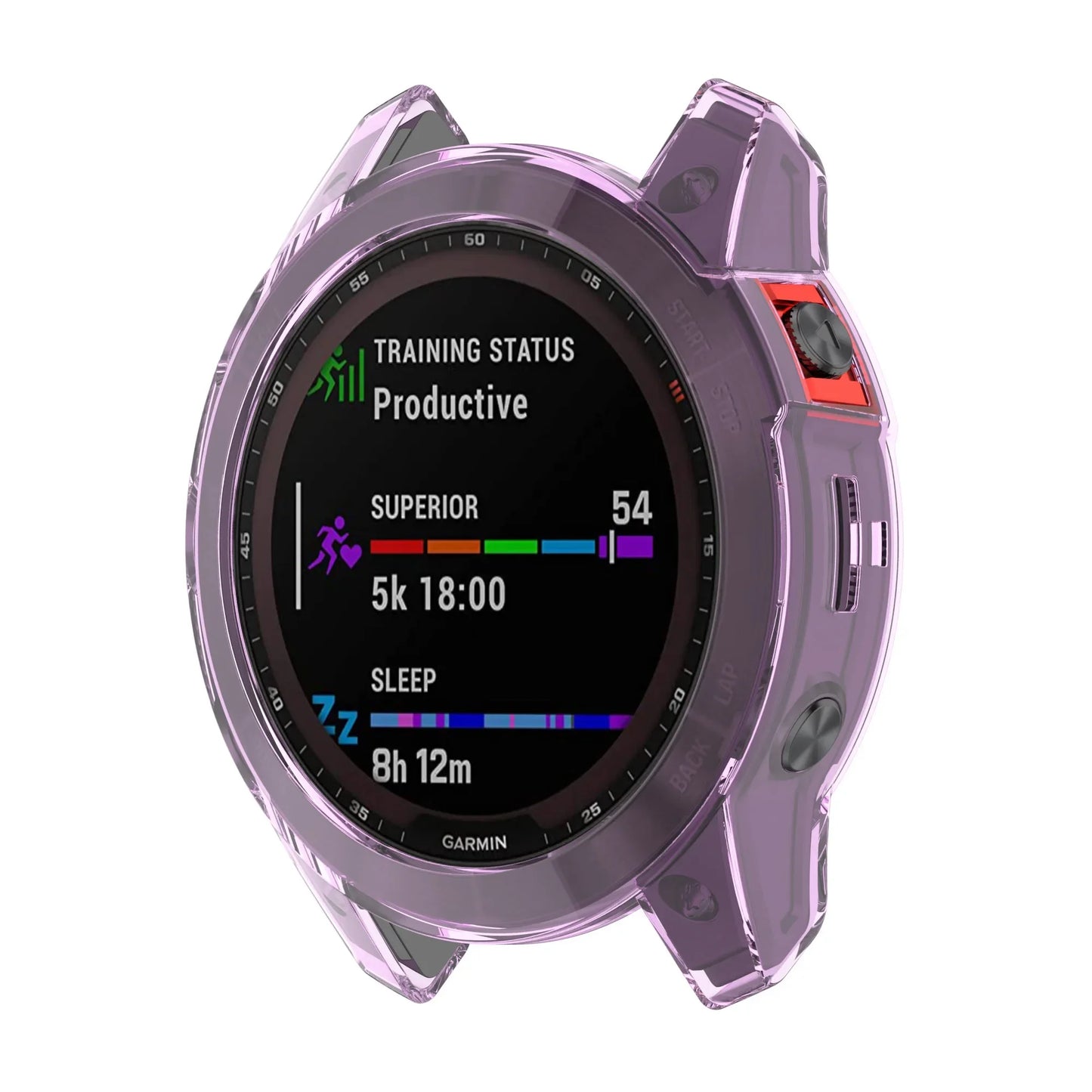 Transparent TPU Protective Case for Garmin Fenix 5/6/7 Series – Soft Slim Watch Cover