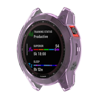 Transparent TPU Protective Case for Garmin Fenix 5/6/7 Series – Soft Slim Watch Cover