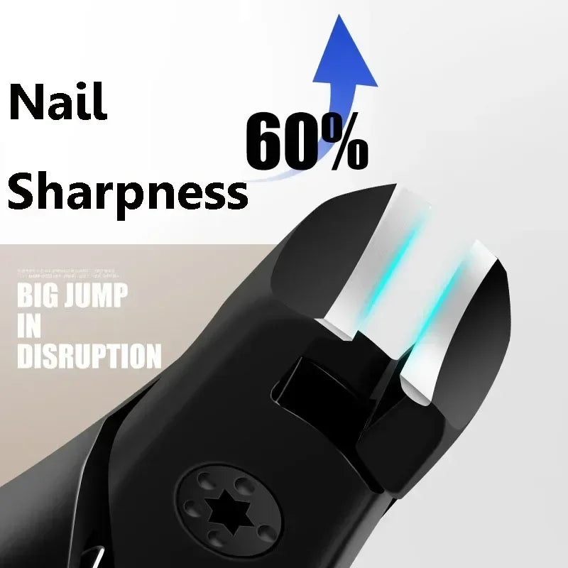 2023 New Anti-Splash Nail Clippers - Large Size Single Nail Trimmer for Thick and Hard Nails, Household Essential