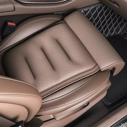 Universal Car Seat Cushion with Leg Support - Breathable Thick Padded Comfort Mat