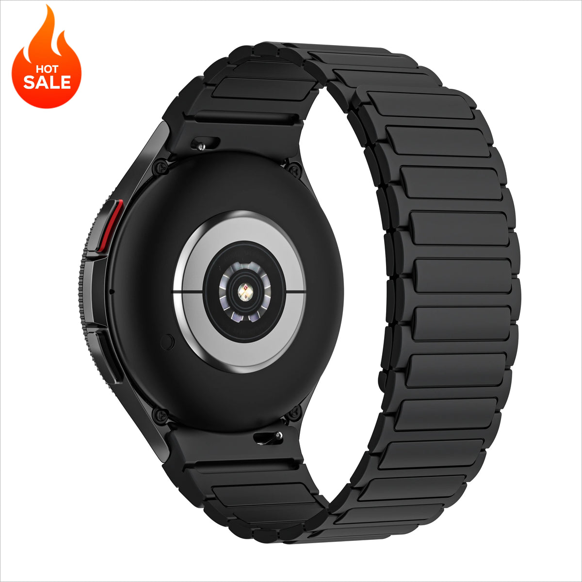 Samsung Galaxy Watch Magnetic Silicone Strap - No-Gap Sport Replacement Band for Watch 7/FE/6 Classic/6/5 Pro/5/4 40mm–47mm