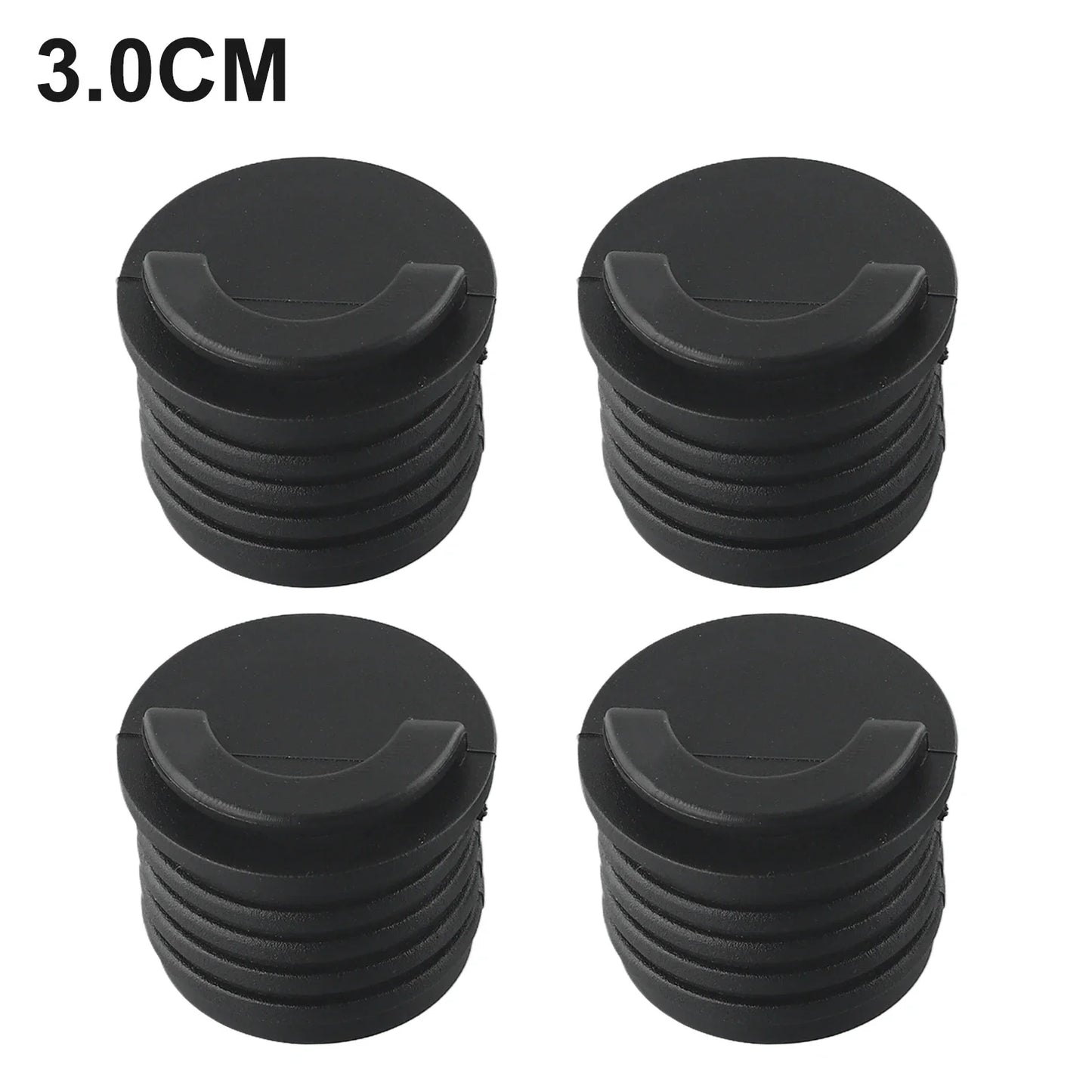 4-Pack Kayak Drain Plugs – 3.5 cm/1.20 inches for Canoe, Boat, and Bung Drain Holes, Practical Replacement Parts