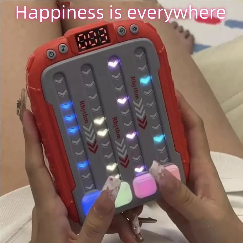 Electronic Music Reflex Game Console - Stress-Relief Puzzle Toy for Kids with Music Challenges, Brain Training, and Reaction Exercises