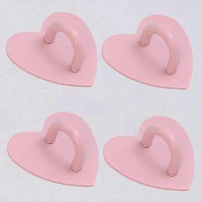 Kawaii Metal Heart Phone Charm — Adhesive Holder, Finger Ring Stand, Case Hook & Buckle Accessory with String