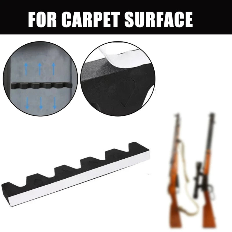 5 Slot Rifle Storage Rack - Lightweight EVA Foam Protective Organizer for Firearm Barrel & Equipment Storage