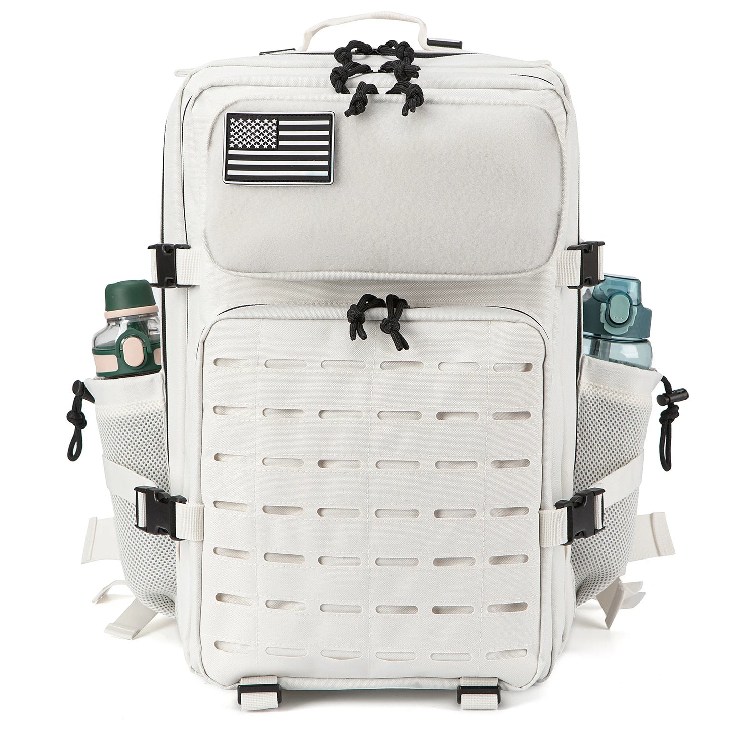 QT&QY Tactical Military Backpack - 25L/45L Army Assault Pack Bag for Men and Women - Small School Rucksack with Bottle Holder