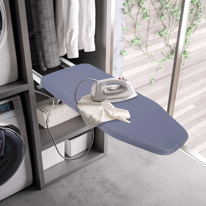 Foldable Cabinet-Mount Ironing Board | Sturdy Metal Frame 80x29.5cm Gray