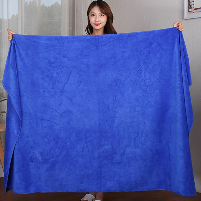 Extra Large Microfiber Bath Towel – Super Absorbent, Quick-Drying Soft Towel for Hotel, Spa, Sauna & Sports