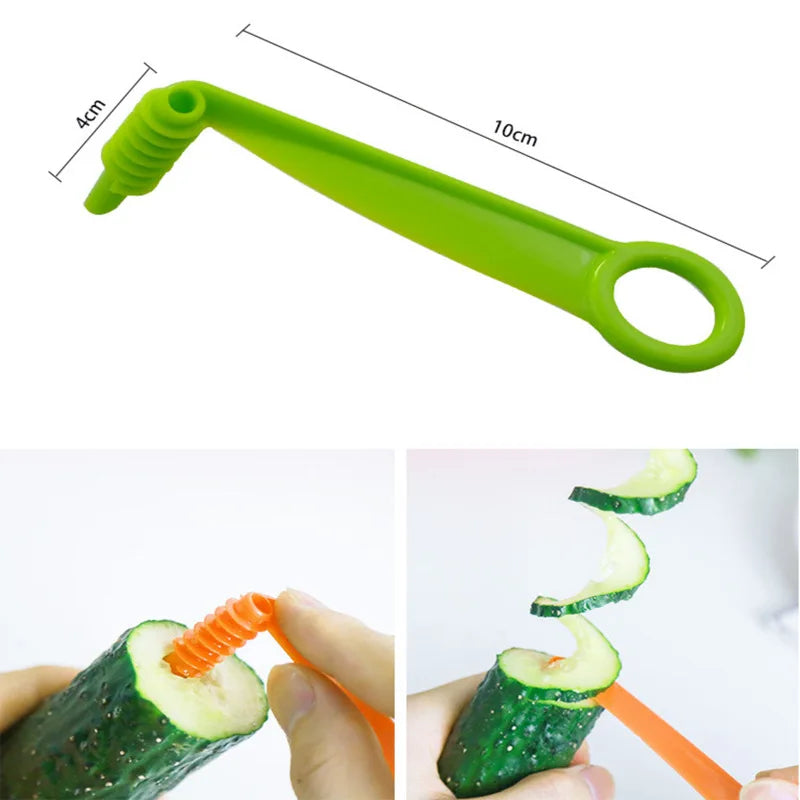 Spiral Potato Cutter - DIY Creative Fruit and Vegetable Spiral Slicer for Kitchen, Perfect for Twisted Slice Potato Tower and Whirlwind Potato Cuts