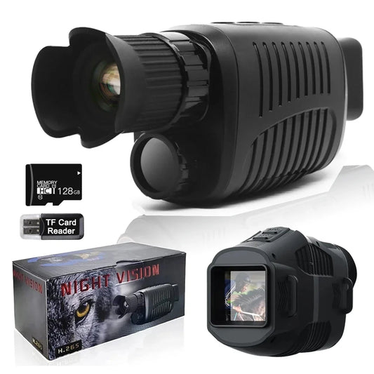 1080P HD Monocular Night Vision – 5X Infrared Zoom Hunting Telescope, 300m Full Darkness Range