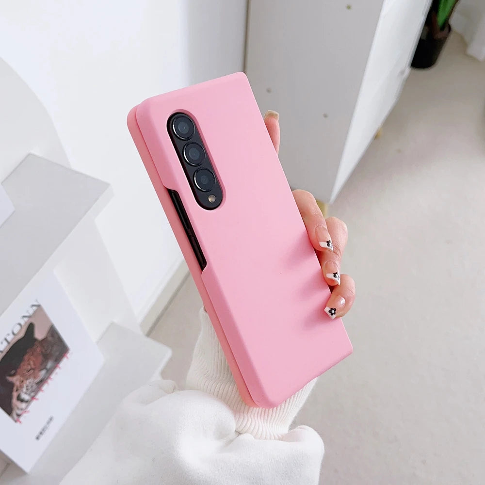 Soft Silicone Shockproof Phone Case for Samsung Galaxy Z Fold 6/5/4/3 – Multi-Color Protective Cover