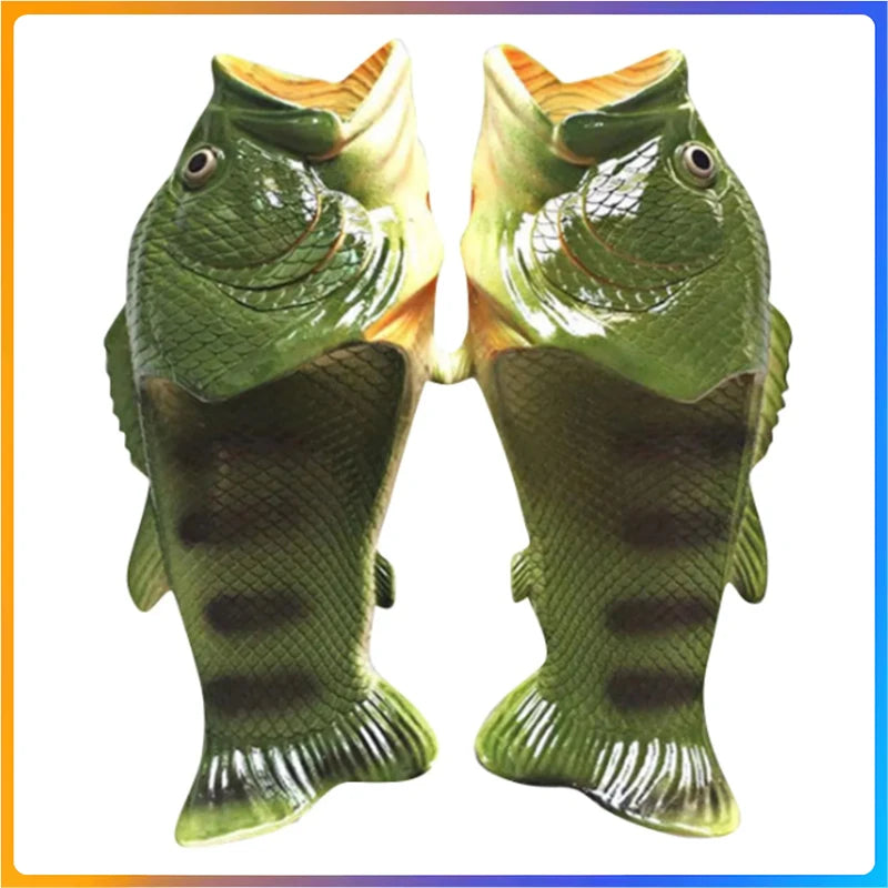 Funny Fish Slippers - Unisex Family Summer Beach Sandals