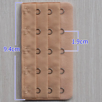 2PCS/4PCS Strap Extender Set – 3-Hook, 5-Row Adjustable Candy Color Bra Extenders for Women