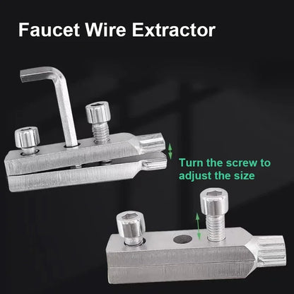 Broken Wire Extractor Tool - Tap Screw Remover for Faucet, Valve & Plumbing Bolt Repair