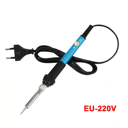 60W Adjustable Temperature Electric Soldering Iron – Precision Welding & Repair Tool (Check Local Voltage)