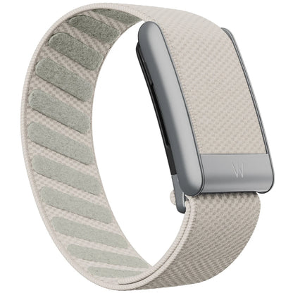Whoop 5.0 Compatible Nylon Wristband - Black, Silver & Gold Woven Elastic Sports Replacement Strap