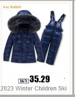Children’s Winter Clothing Set – Baby Down Jacket Parka & Thick Snowsuit for Boys and Girls
