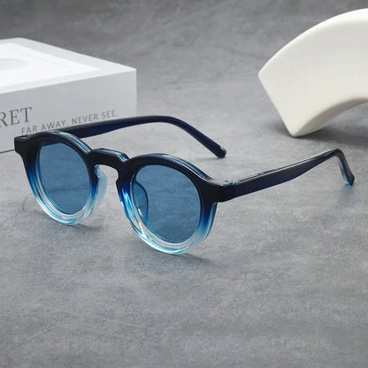 2025 Retro Round Small Frame Sunglasses — High-End UV Resistant Shades for Men & Women, Fashion Trend