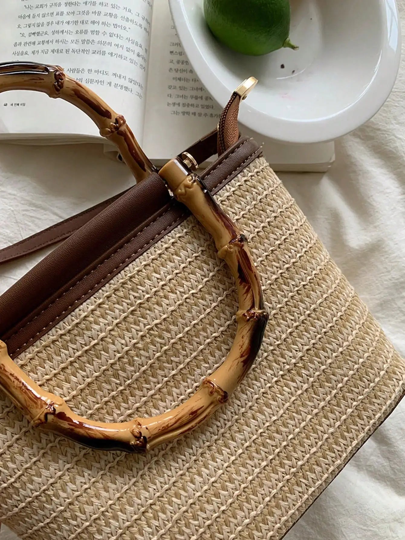 2025 Women’s Summer Woven Bag – Fashion Crossbody & Bucket Shoulder Bag for Casual, Beach, and Daily Use