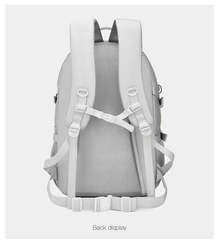 Outdoor Travel Backpack – Large Capacity Sports & Camping Knapsack for Men & Women, Laptop Bag with Shoes Pocket