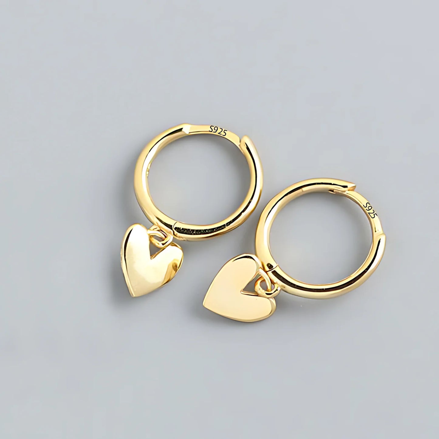 PANJBJ925 Sterling Silver Hoop Earrings - Frosted Geometric Design Fashion Jewelry Gift for Women