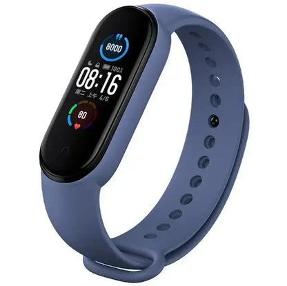Silicone Watch Strap for Xiaomi Mi Band - Adjustable Replacement Wristband for Mi Band 3 4 5 6 7 Smartwatch