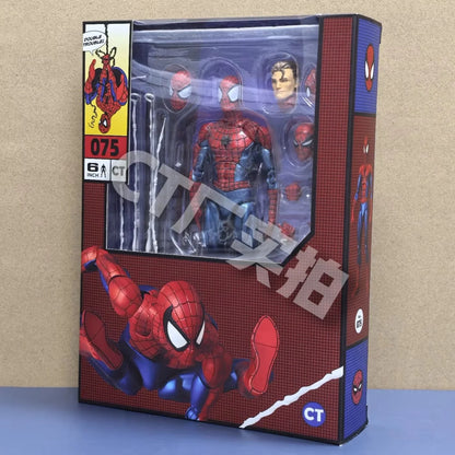 CT Toys Spider-Man Mafex Figure – Amazing Spider-Man Comic Version Action Figurine, Collectible Toy & Kids Gift