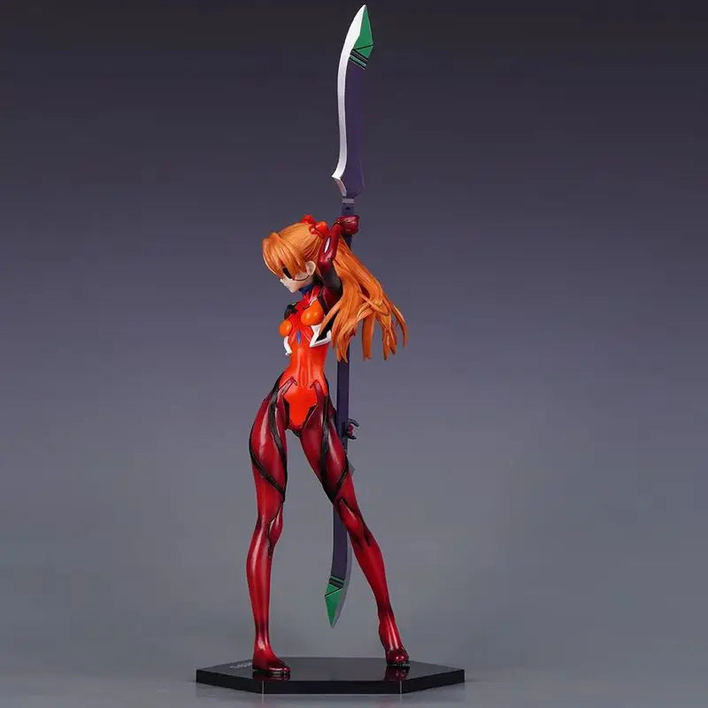 Anime Evangelion Asuka Langley Soryu Action Figure — Battle Dress Collectible Toy Model for Fans