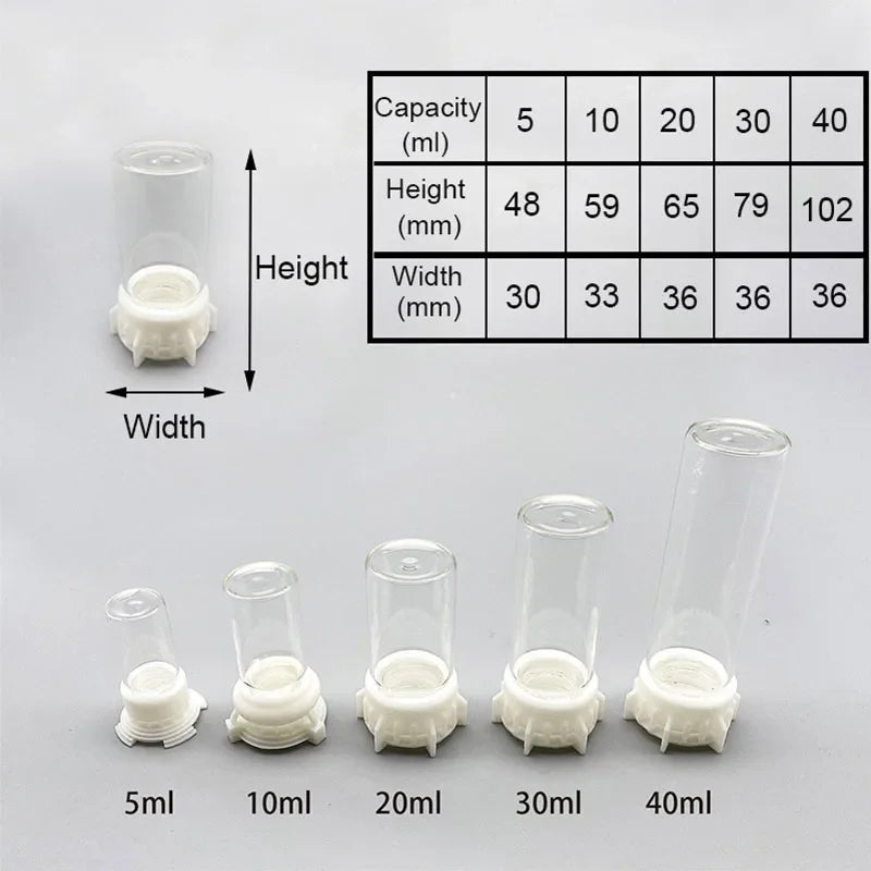 5-40ml Ant Farm Water Tower & Anthill Water Bowl Ant Nest Drinker Feeder for Ant House