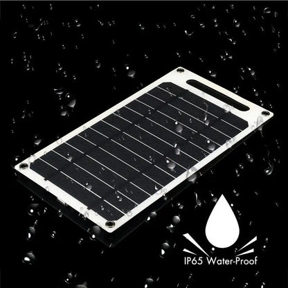 5V USB Type-C Solar Panel - Portable Flexible Charging Kit for Phones, Cars, Camping, Hiking & Power Banks (IP65)