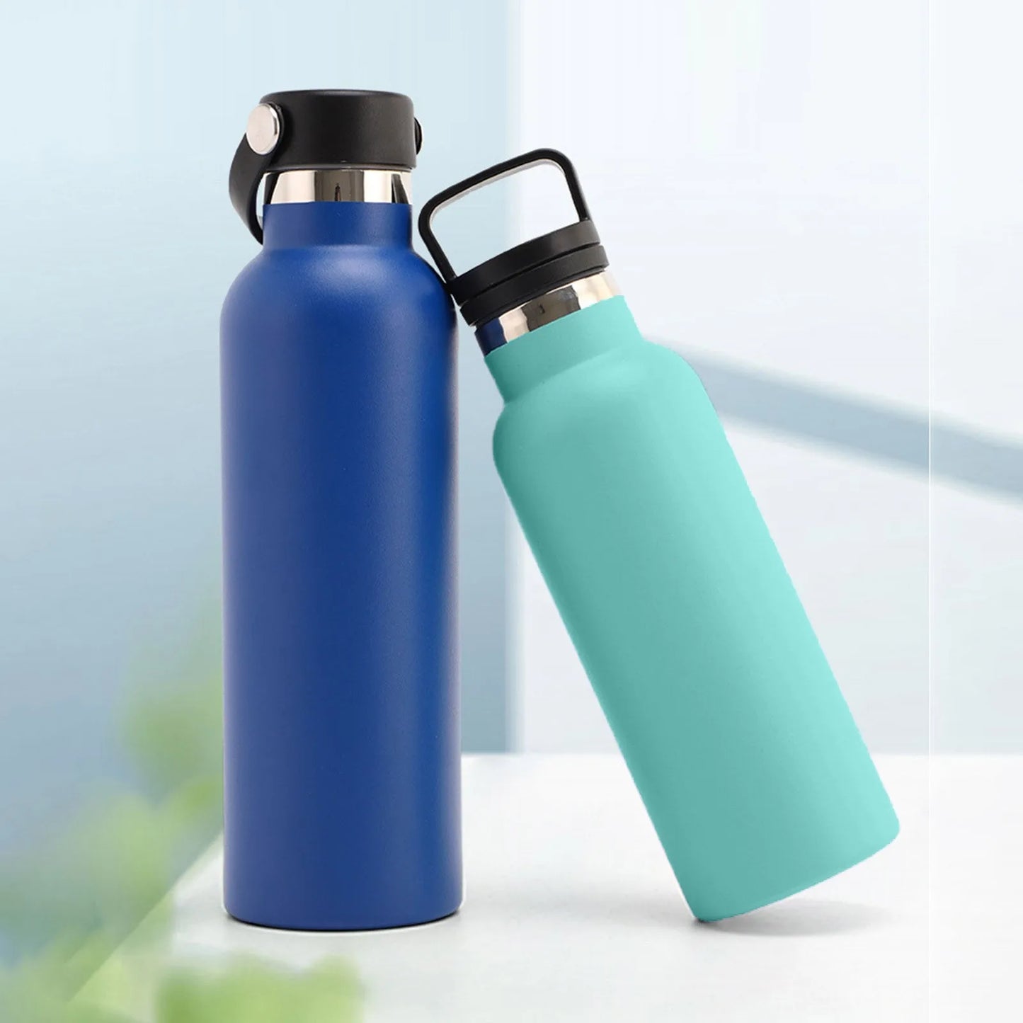 21oz Stainless Steel Straw Cup – Vacuum Insulated Water Bottle for Daily Use, Sports & Car