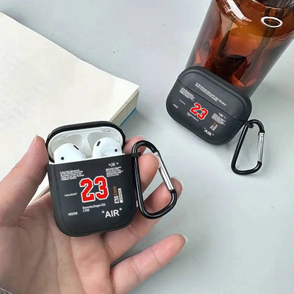 Stylish Black & Clear AirPods Case – Protective Cover for AirPods 2, 3, 4, Pro & Pro 2 | Gift for Boyfriend