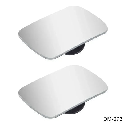 2pcs Car Blind Spot Mirrors - 360° Adjustable HD Wide Angle Frameless Rearview Auxiliary Round Mirrors