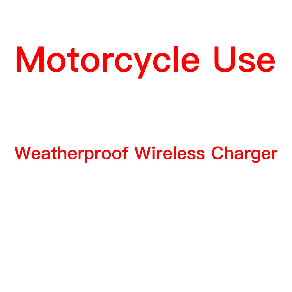 Motorcycle Handlebar Stem Fork Phone Mount — Vibration Dampener with MAG Universal Adapter, Wireless Charger & Mirror Brake Compatible