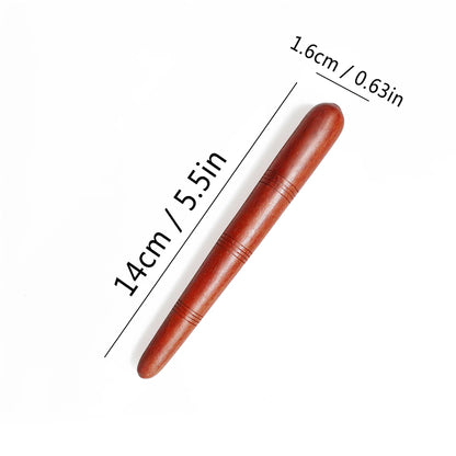 Wooden Acupoint Massage Stick — Meridian Pen for Foot, Sole & Body Acupressure Therapy