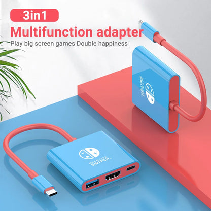 Switch Portable Type-C Docking Station – HDMI & USB 3.0 Hub, Compact Travel & Gaming Adapter