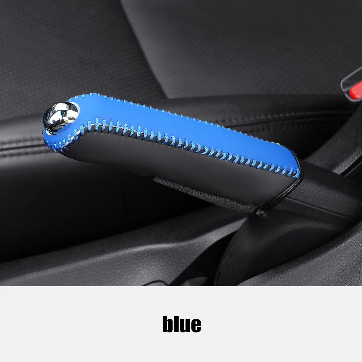 Universal Car Handbrake Cover – Artificial Leather Protective Sleeve for Car Interior Styling and Comfort