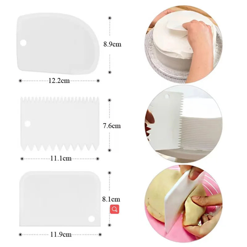 Silicone Piping Bags & Tips Set – Reusable Cake Decorating Kit with Stainless Steel Nozzles for Baking