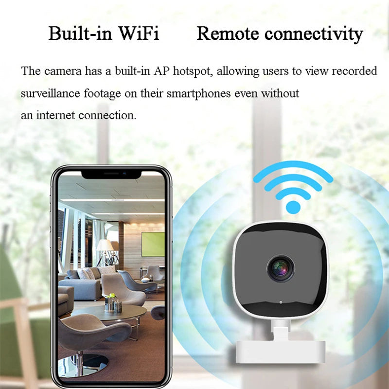 Xiaomi 4K Mini Security Camera – WiFi IP65 Waterproof Night Vision Monitor with Motion Detection & 2-Way Audio