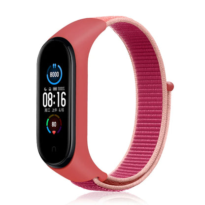Nylon Loop Strap for Xiaomi Mi Band - Adjustable Sport Wristband Bracelet for Mi Band 3 4 5 6 7 8
