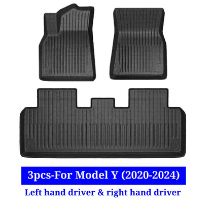 XPE All-Weather Floor Mats for Tesla Model 3/Y (2021-2024) – Waterproof Non-Slip Rubber Trunk Cargo Liner