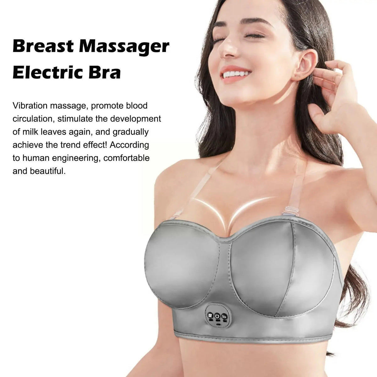 Women's Chest Massage Tool - Rechargeable Type-C Electric Massage Device for Personal Care