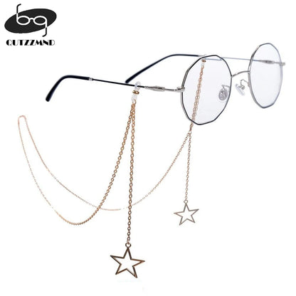 New Fashion Women's Eyeglass Chain - Hollow Star & Pearl Beaded Lanyard for Sunglasses & Reading Glasses, Neck Strap Holder