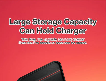 Large Waterproof Carrying Bag for Switch 2 – Travel Storage Case with Charger & Handle Slot, Anti-Scratch Game Accessories Organizer