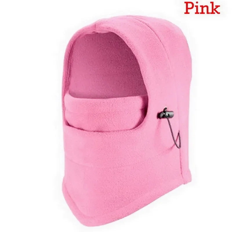 Unisex Winter Thermal Balaclava Hat – Waterproof Fleece Hood & Neck Warmer for Hiking & Outdoor Use