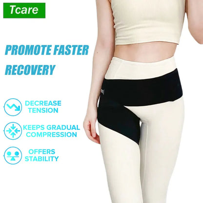 Hip Brace Sciatica Groin Wrap – Thigh Compression Sleeve for Hip Flexor Support & Pain Relief